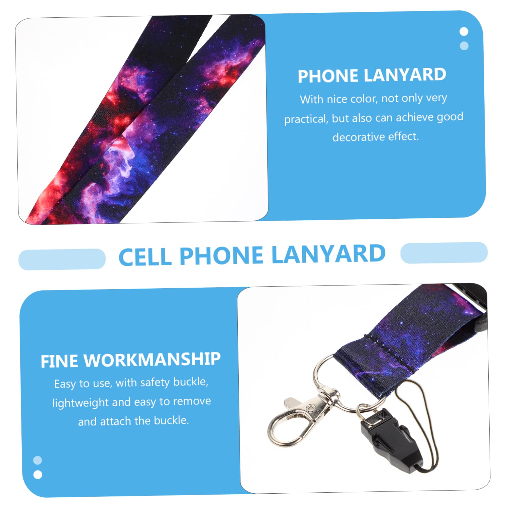 20 Pack ID Card Lanyards with Flashlight Keychain - Durable Polyester Phone Lanyard & Wrist Strap for Work, Events, and Security Accessories (Black) - Perfect for Office Badges, Conventions, and Nighttime Safety