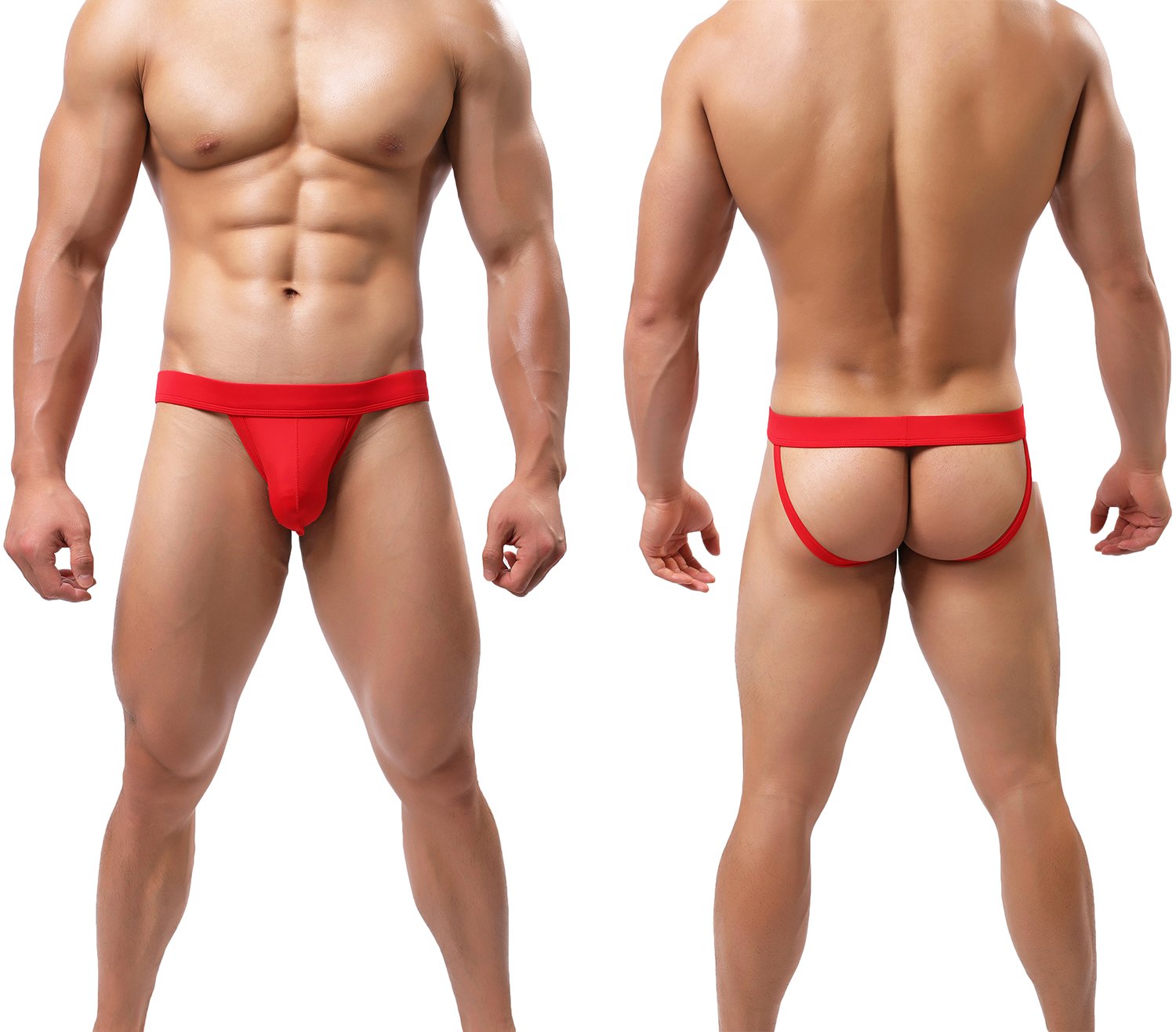 YuKaiChen Men's Athletic Jockstrap Underwear - Breathable Performance Support Briefs for Sports, Gym & Active Lifestyle - Comfortable & Sexy Gay Underwear for Workout, Running & Intimate Moments