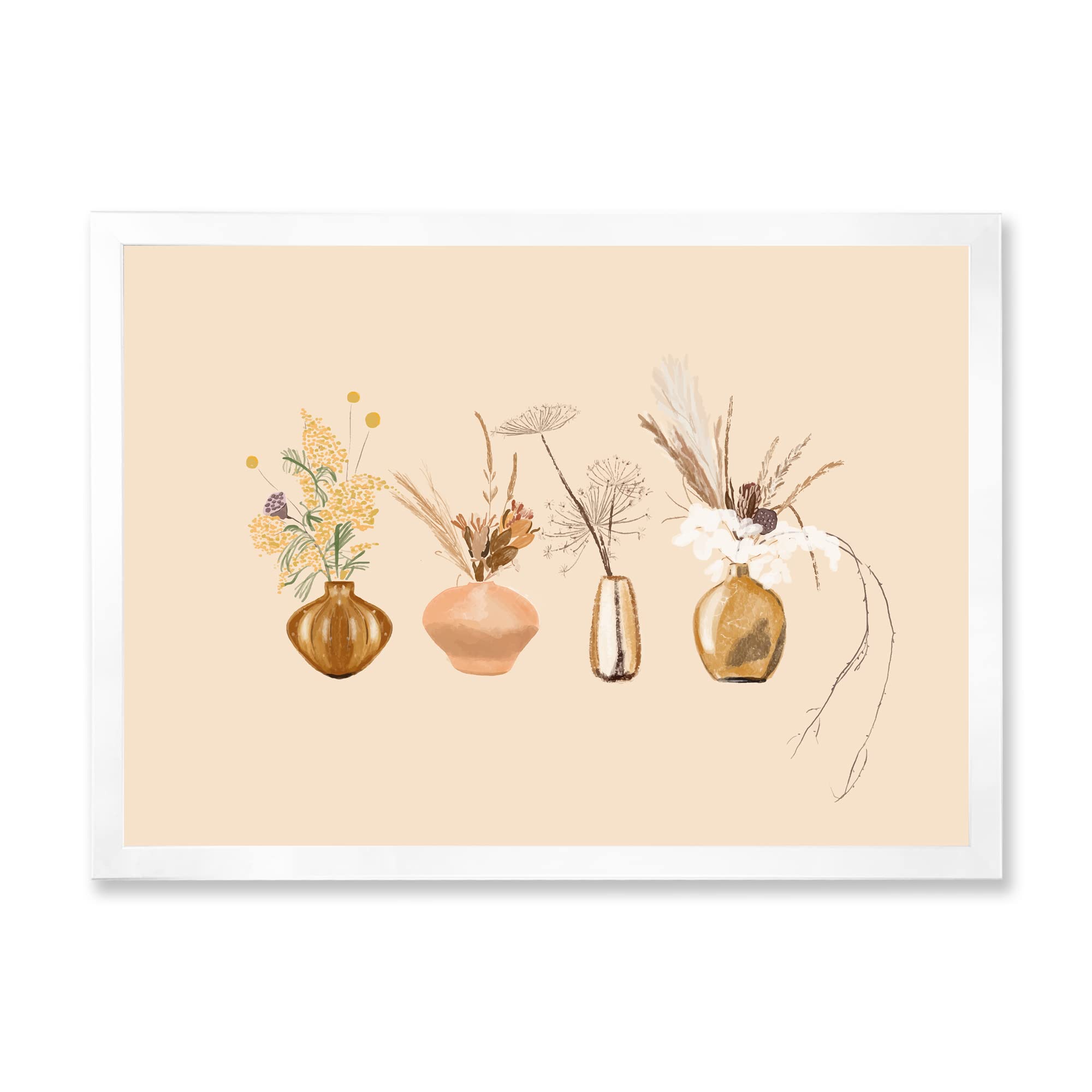 The Timeless Elegance of Wildflowers in Gold