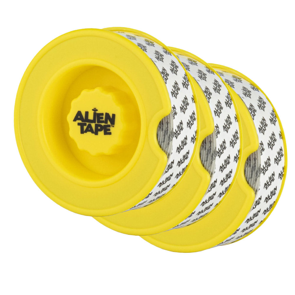 Alien Tape Non Adhesive Reusable Double Sided Tape - 3M Strong Hold, Washable & Residue-Free (3 Pack) - Perfect for Hanging Photos, Decor, and Organizing Without Damage