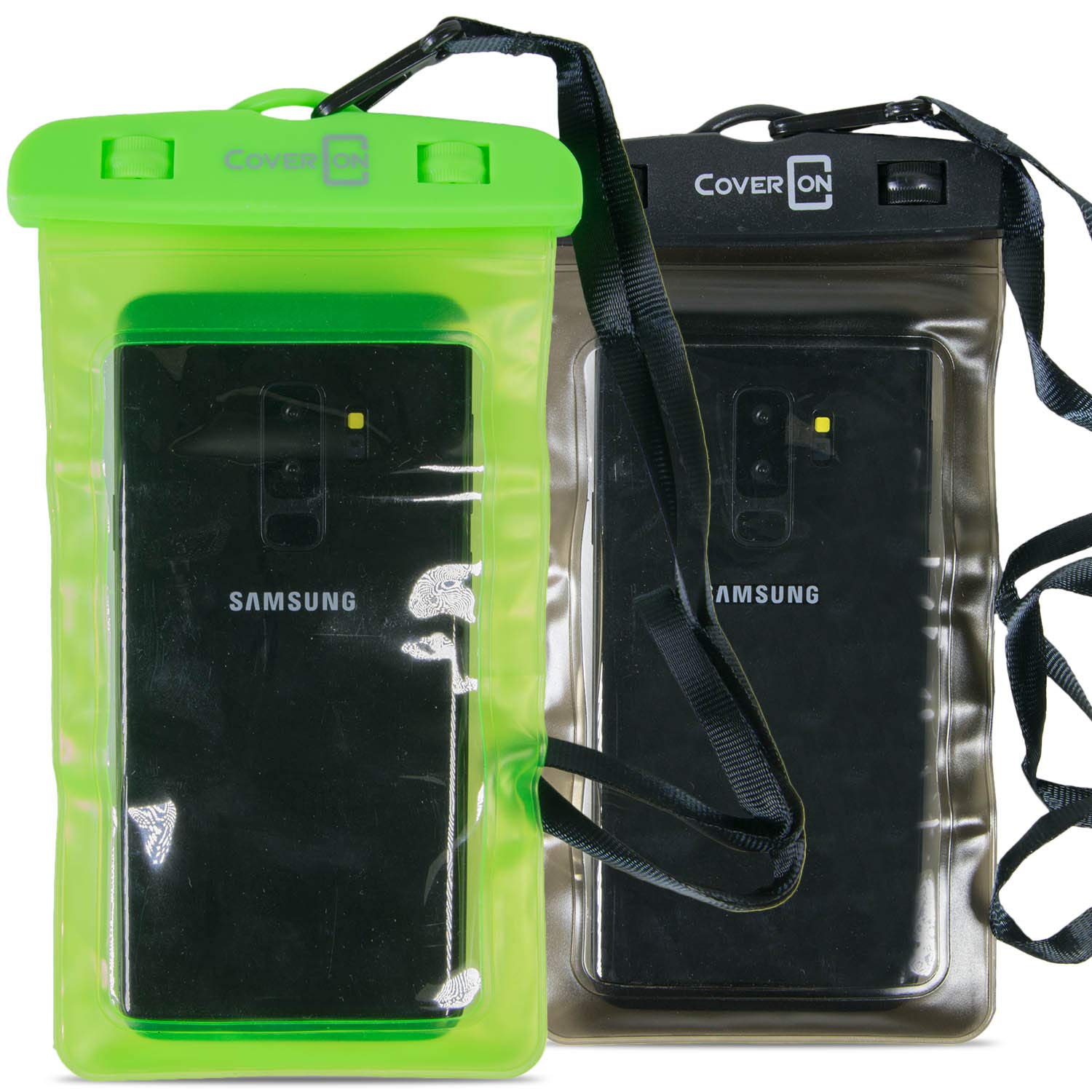 **Waterproof Phone Pouch (2 Pack) - IPX8 Universal Dry Bag Case for iPhone, Samsung Galaxy, LG, Motorola, Pixel & Phones Up to 6.5