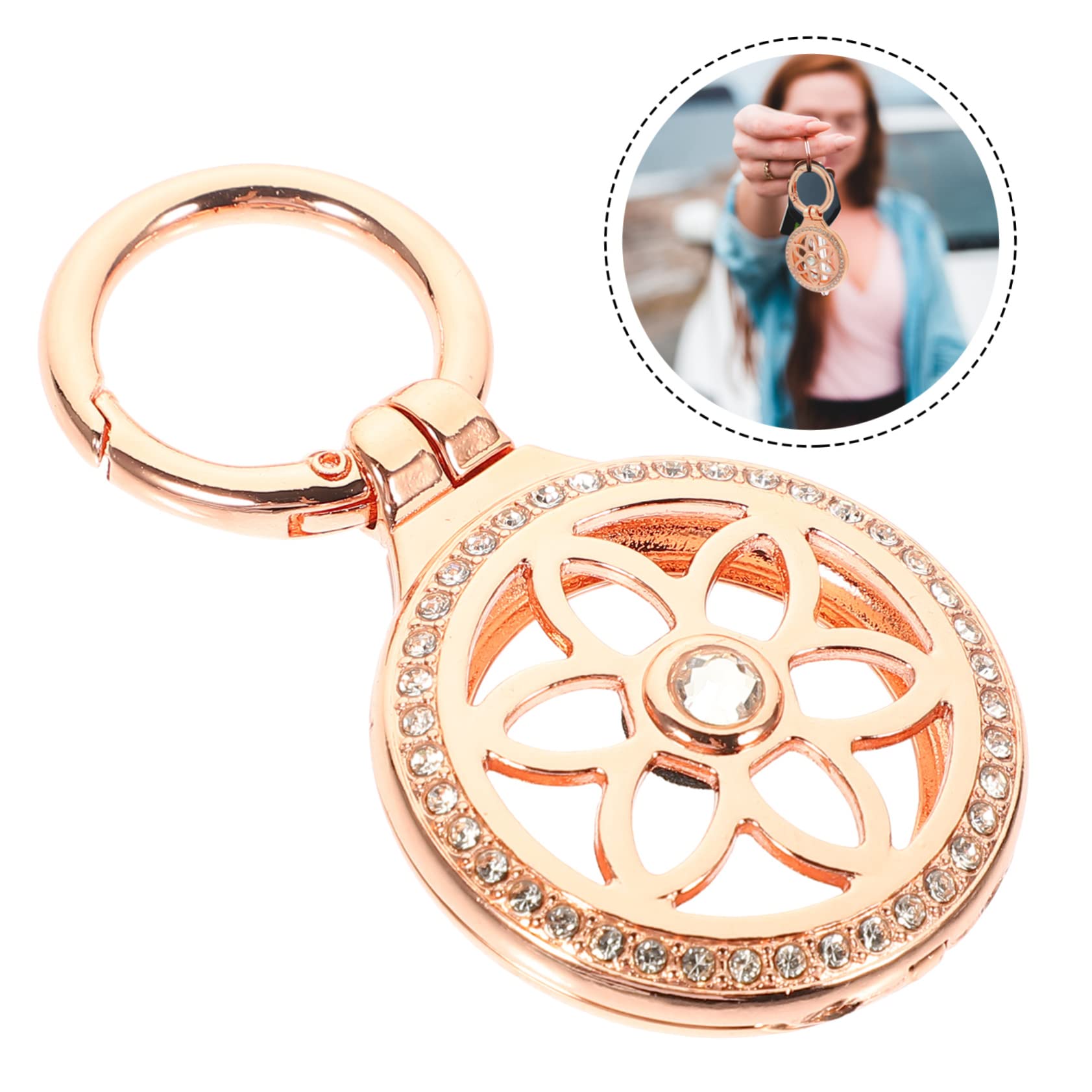 OSALADI Metal Key Holder for Car Keys & Gadgets - Durable Protective Keychain Case for Home, Office, and Travel Accessories Organization