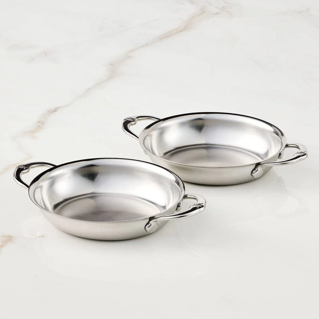 Hestan Provisions Stainless Steel Small Oval Au Gratin Set - 2 Piece (6.5