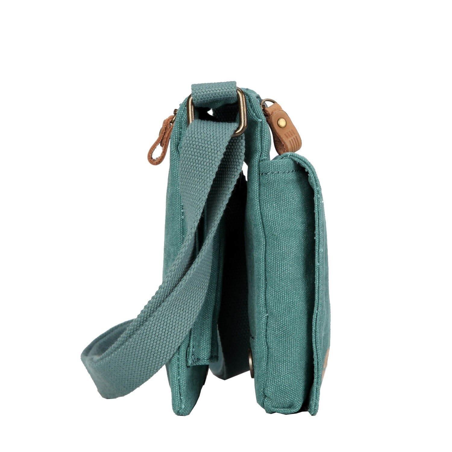 TRP0243 Troop London Classic Canvas Crossbody Bag for Men & Women - Stylish & Durable Everyday Shoulder Bag for Work, Travel & Casual Outings