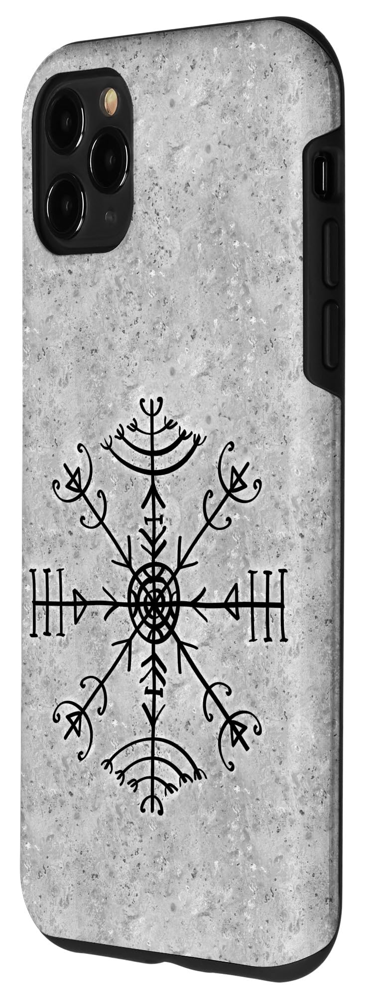 iPhone 11 Pro Max Case with Veldismagn & Icelandic Bind Rune - Protective Phone Cover for Health, Good Luck & Positive Energy | Perfect for Daily Use, Travel & Spiritual Protection