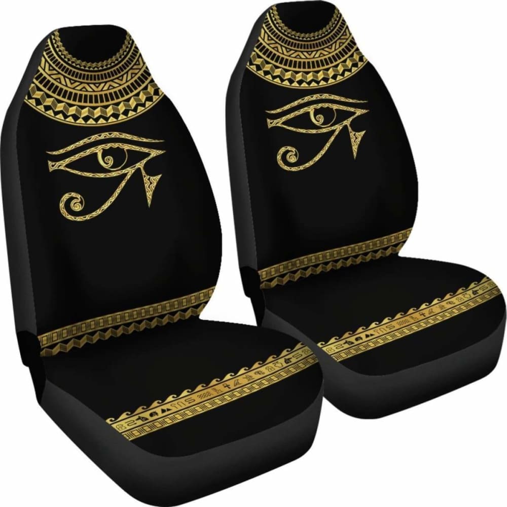 Premium African-Themed Car Seat Covers - Horus Egyptian Design (39
