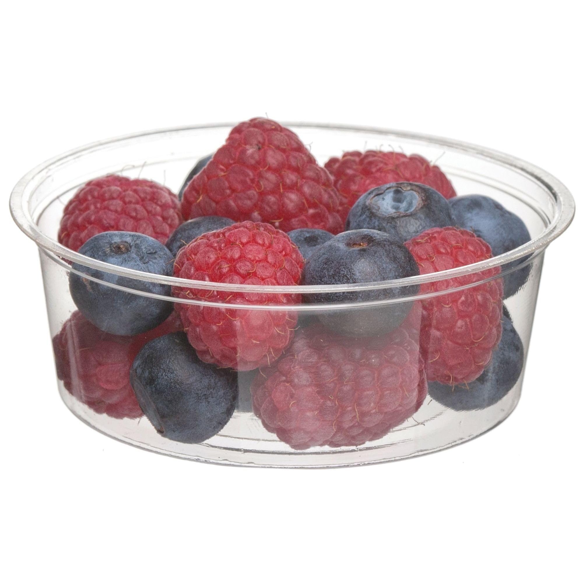 ECO-Friendly Compostable 2oz PLA Plastic Portion Cups - Case of 2000, Round Disposable Food Containers for Cold Foods, Plant-Based & Biodegradable - Perfect for Catering, Parties, and Takeout Meals