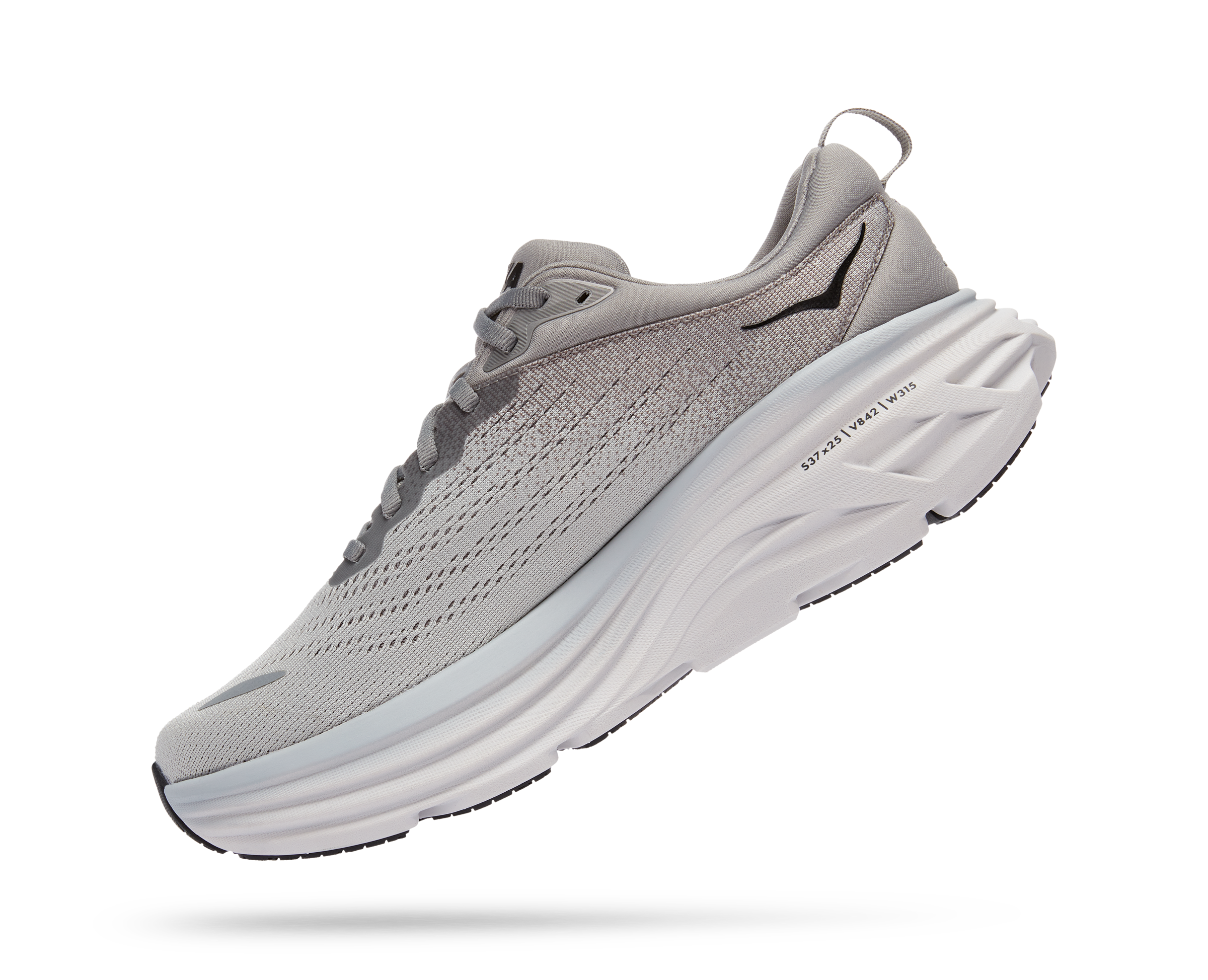 HOKA Bondi 8 Running Shoes for Men - Cushioned Road Running Sneakers with Maximum Comfort for Marathon, Jogging & Daily Wear