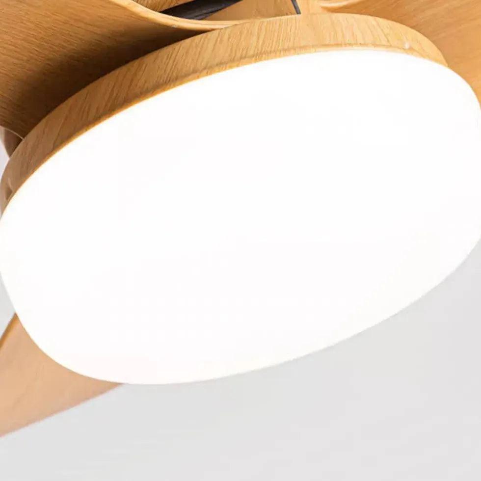 3-Blade Modern Acrylic Ceiling Fan with LED Light - Perfect for Bedroom, Living Room & Office Cooling & Lighting