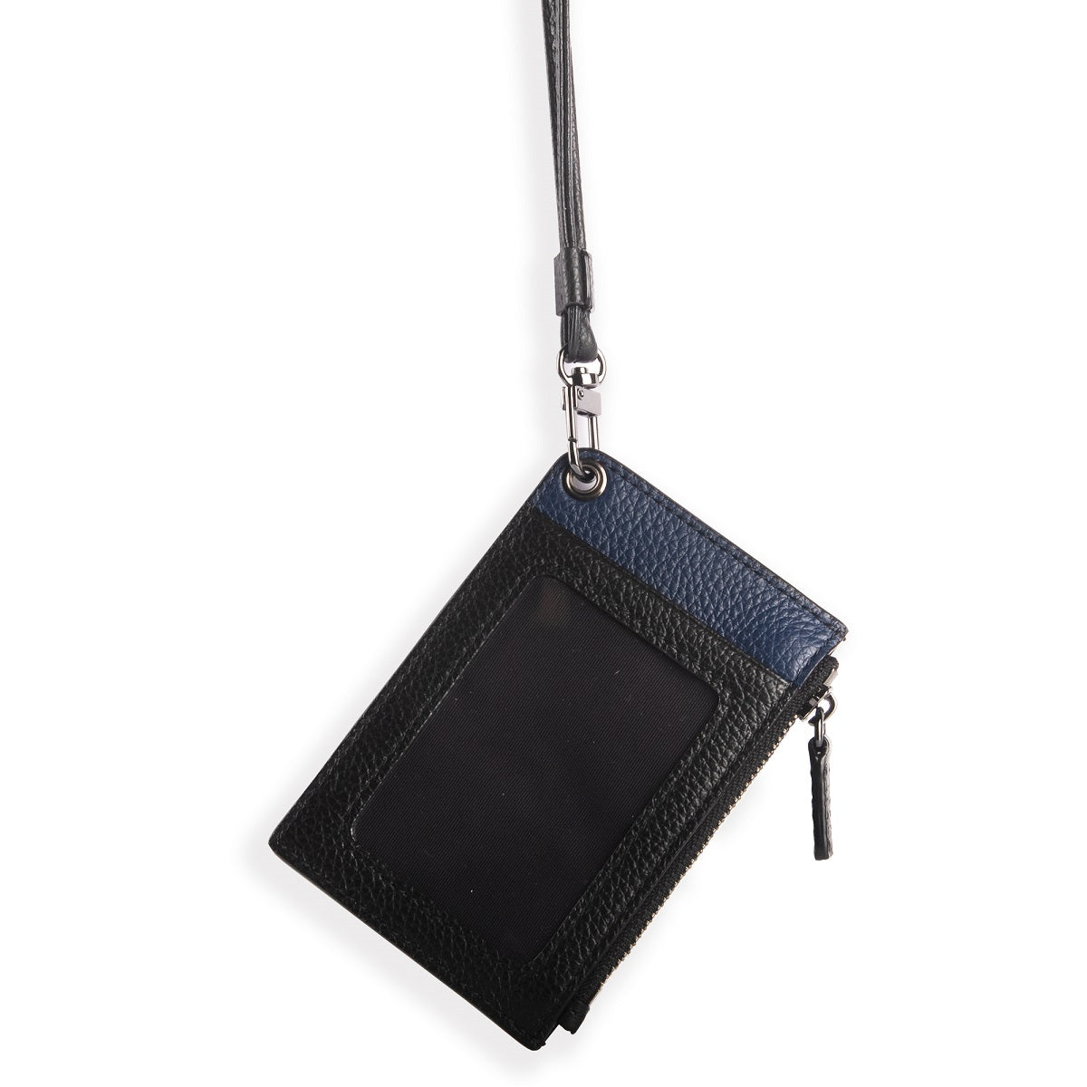 Robyn Genuine Leather ID Badge Holder with Detachable Lanyard - Premium RFID Blocking Security Card Holder for Work, School & Office Access