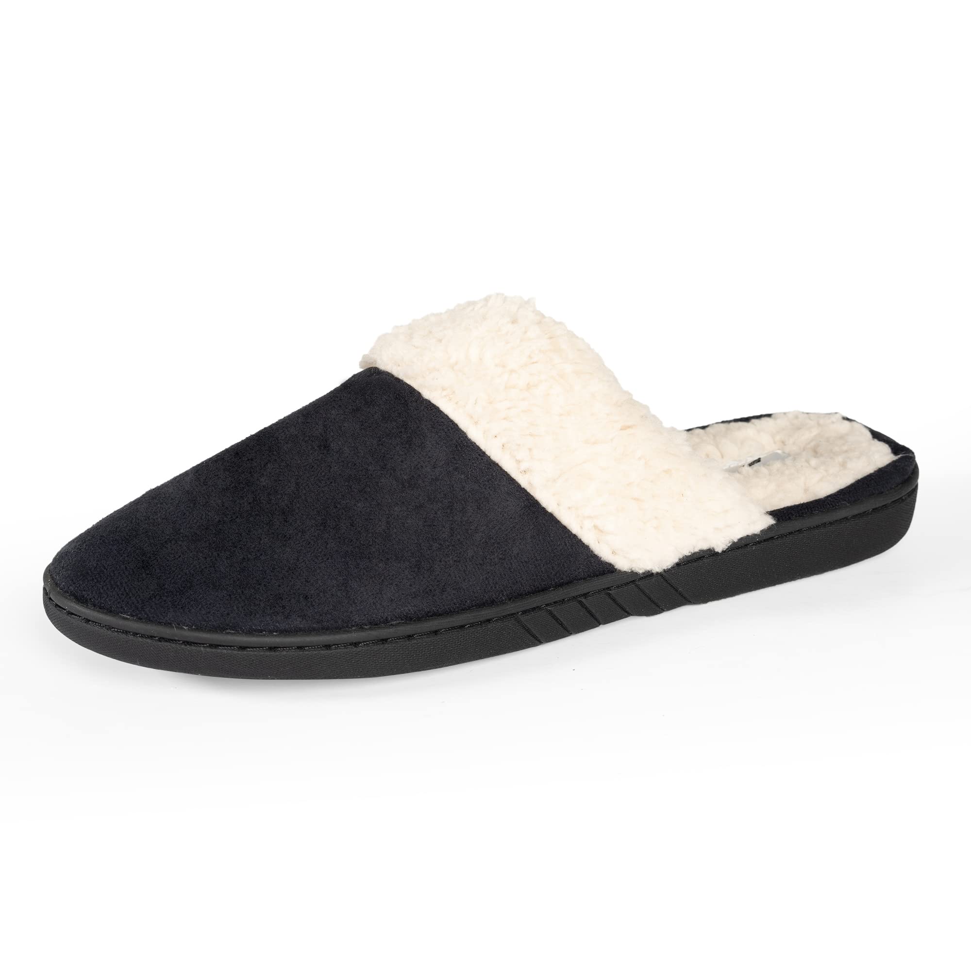 NORTY Men's Slip-On Clog Slippers with Memory Foam - Comfortable Indoor House Shoes for Men - Perfect for Home, Lounge & Backyard Relaxation