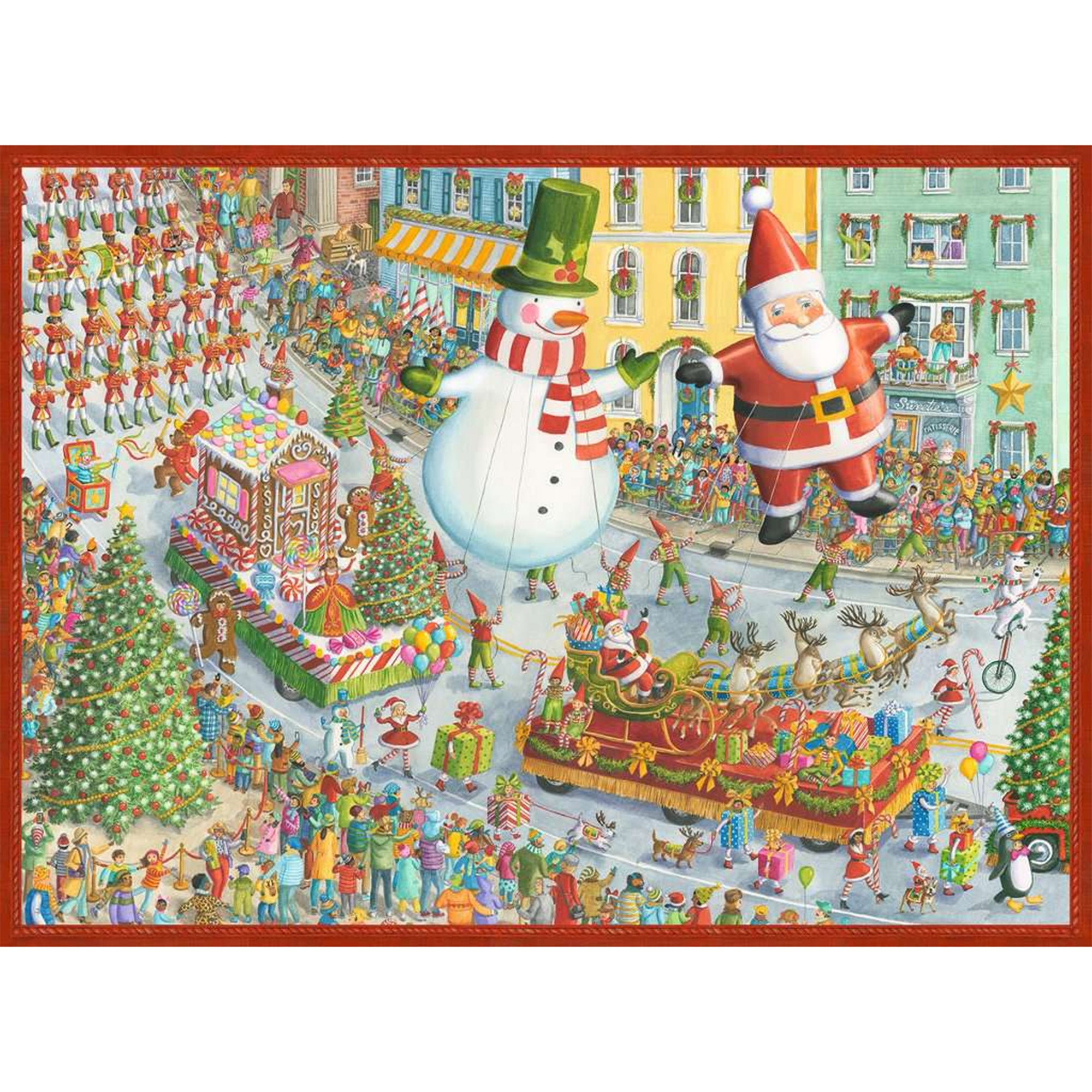 500 Piece Christmas Jigsaw Puzzle - Festive Holiday Family Activity for Adults & Kids - Perfect for Christmas Decor & Gift Giving