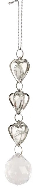 4.8 Inch Clear Acrylic Dangle Ornament - Christmas Tree Decoration, DIY Craft, Party Hanging Decor for Home, Wedding, Holiday, and Festive Celebrations