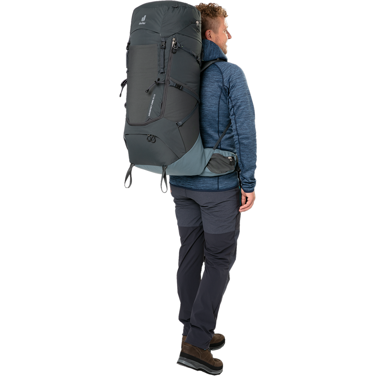 Aircontact Core 65+10 Backpack - Lightweight Hiking & Travel Backpack for Men & Women - Durable Outdoor Gear for Camping, Trekking & Adventure Travel