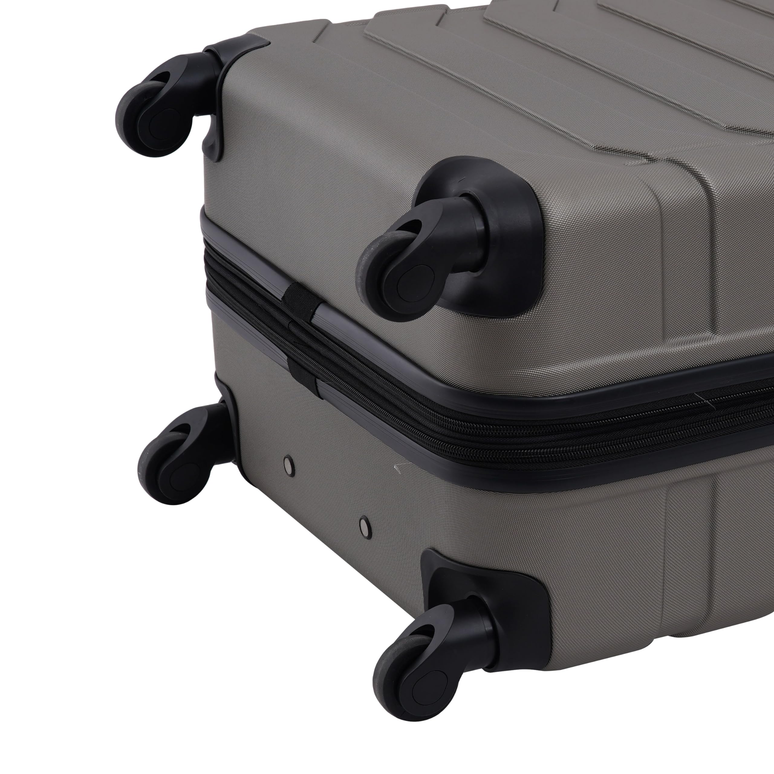 Wrangler Miami 4-Piece Luggage & Packing Cubes Set in Desert Taupe - Perfect for Travel Organization, Suitcase Packing & Carry-On Accessories