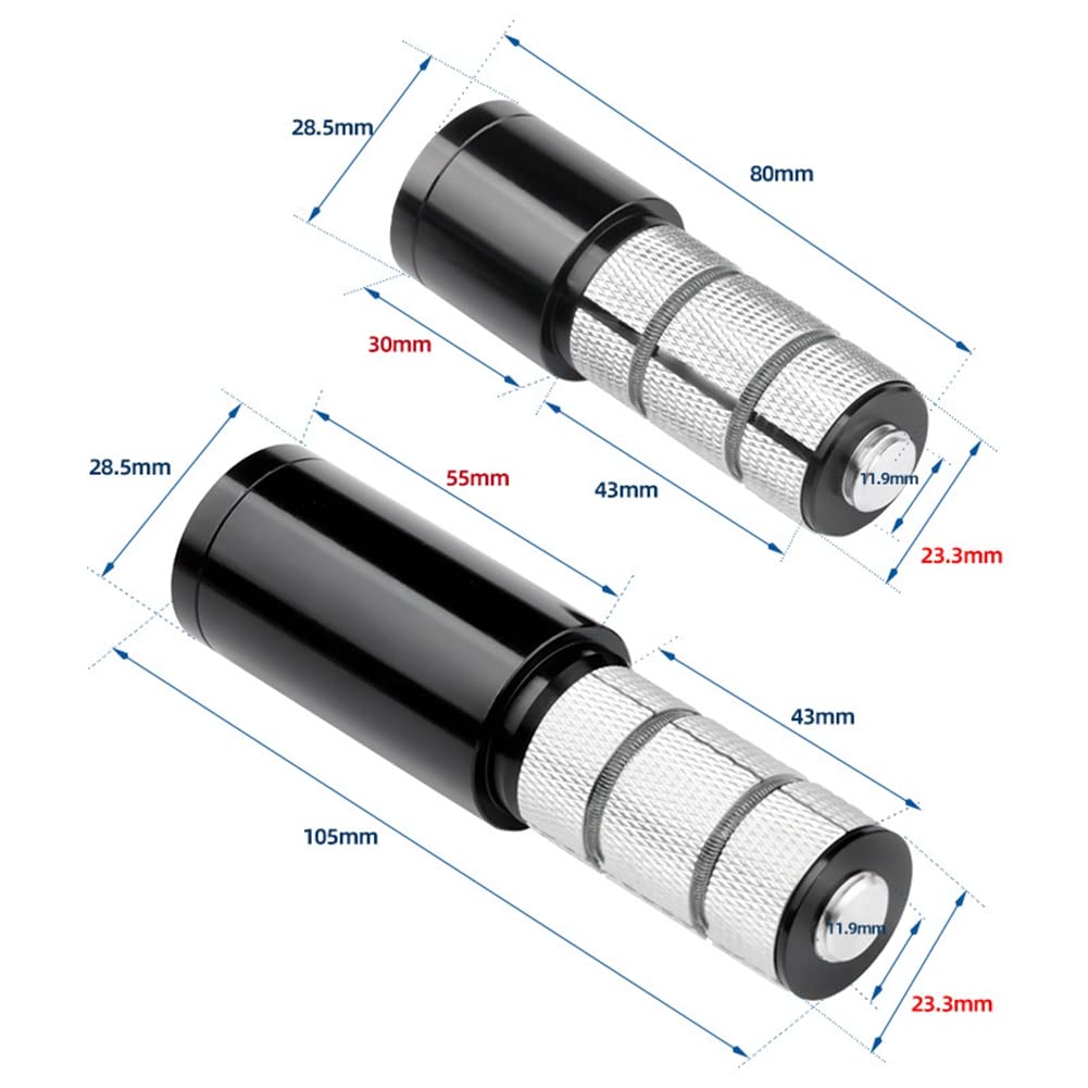 30mm Aluminum Alloy Bike Stem Riser - Bicycle Fork Stem Extender & Handlebar Raiser Adapter for Road & Mountain Bikes - Perfect for Comfort Adjustments and Improved Riding Posture