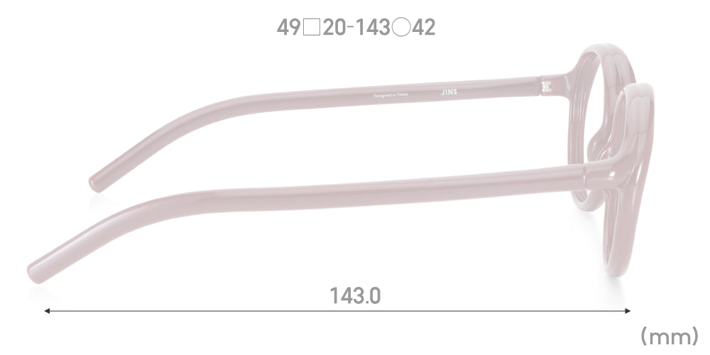 JINS x Patricia Urquiola U031 105 Eyeglasses - Stylish Designer Frames for Men & Women | Perfect for Work, Reading & Fashion Accessories