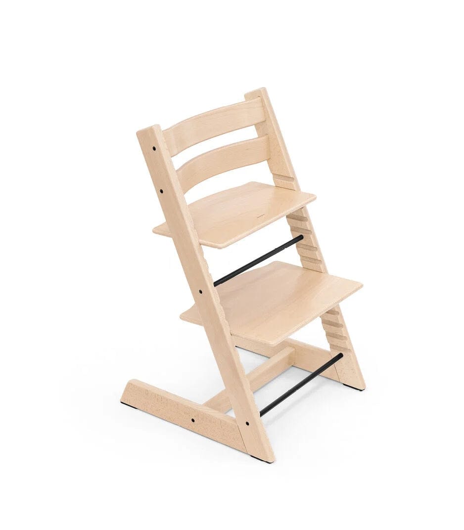 Stokke Tripp Trapp Adjustable High Chair with Cushion, Newborn Set & Removable Tray - Ergonomic Baby Feeding Chair for Infants to Toddlers - Perfect for Dining, Weaning & Family Mealtime