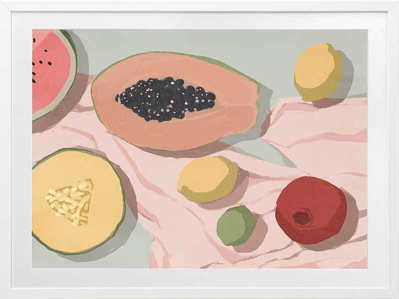 Sweet Fiesta Framed Art Print - Vibrant Mexican Party Decor for Home, Office & Gifts