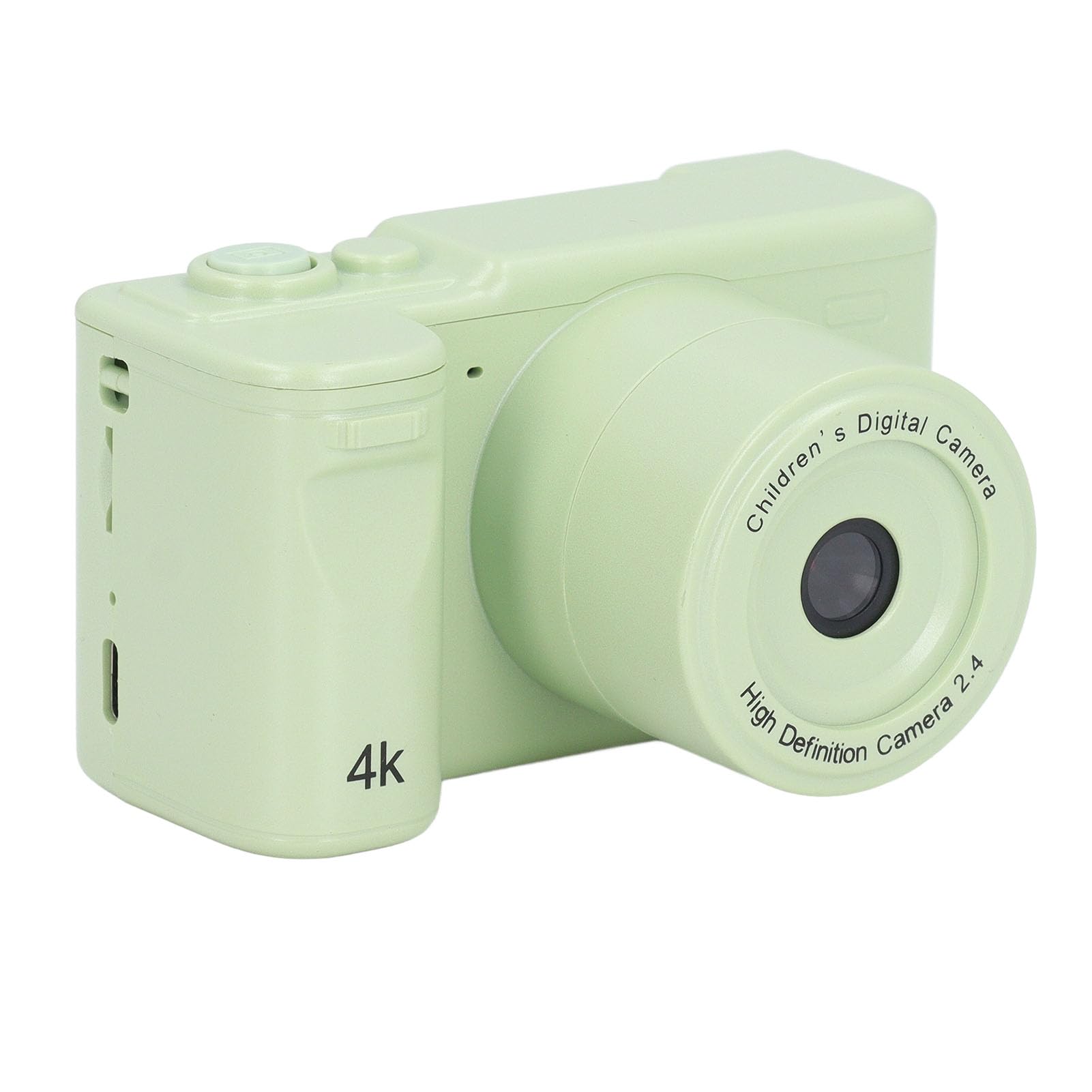 HD Digital Camera with 2.4in IPS Display | 8X Zoom Dual Front & Rear Cameras | Anti-Shake & Auto Focus | Night Vision & Built-in Filters | Perfect for Travel Vlogging & Photography (Green)
