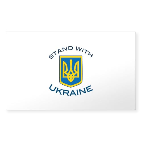 Clear - Stand With Ukraine Sticker