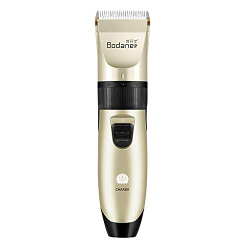 Kangma Professional Cordless Hair Clipper & Beard Trimmer Kit - USB Rechargeable, Waterproof, Ceramic Blades with 4 Replaceable Combs for Men's Grooming at Home or Salon