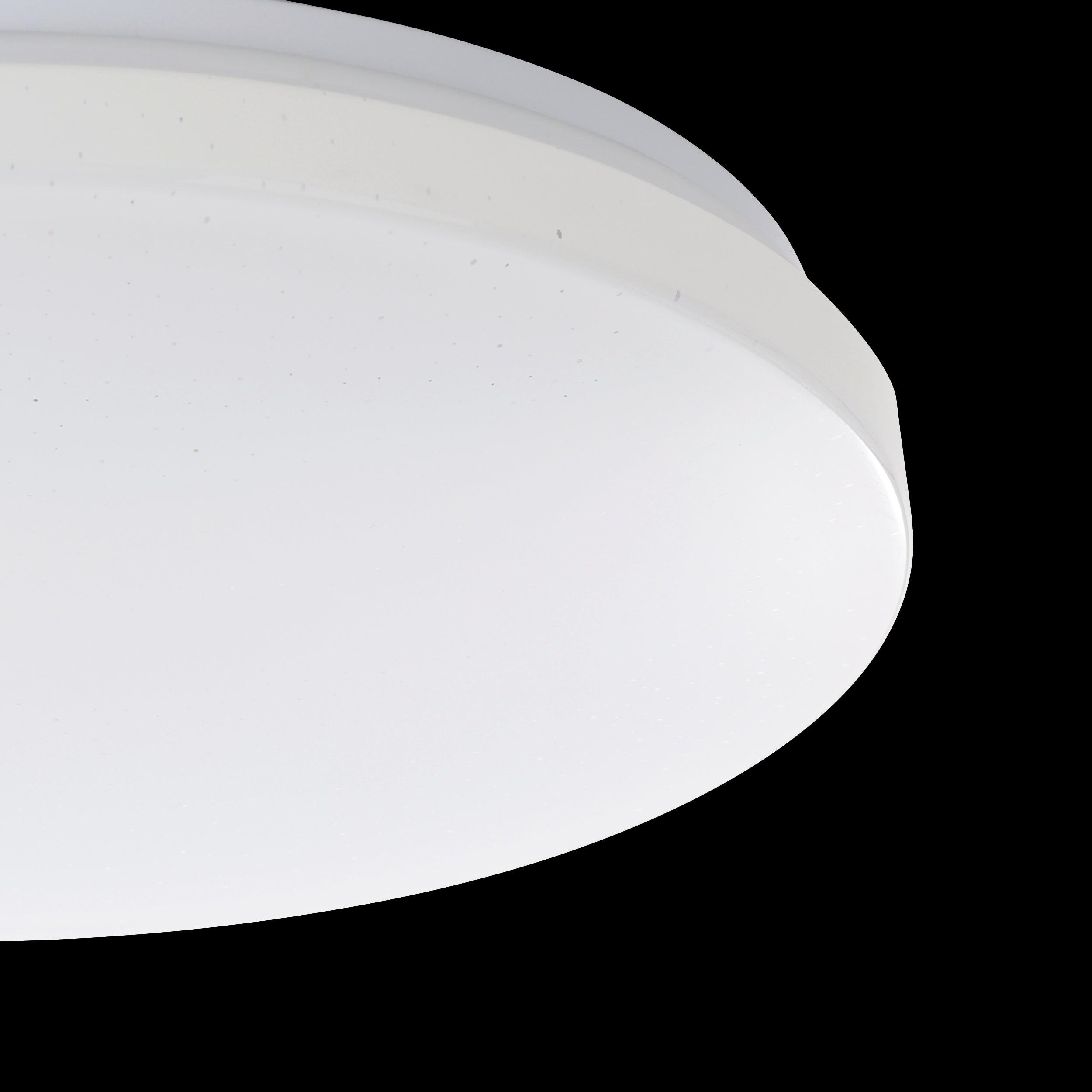 Eglo Frania S IP44 White Bathroom Flush Ceiling Light 31cm - Waterproof LED Lighting for Bathroom, Shower & Wet Areas - Modern Home Decor