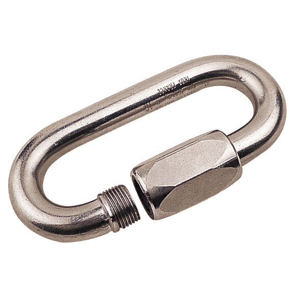 2.25 Inch Stainless Steel Quick Link - Heavy Duty Connector for Chains, Dog Leashes & Outdoor Gear - Corrosion Resistant & Durable for Marine, Hiking & DIY Projects