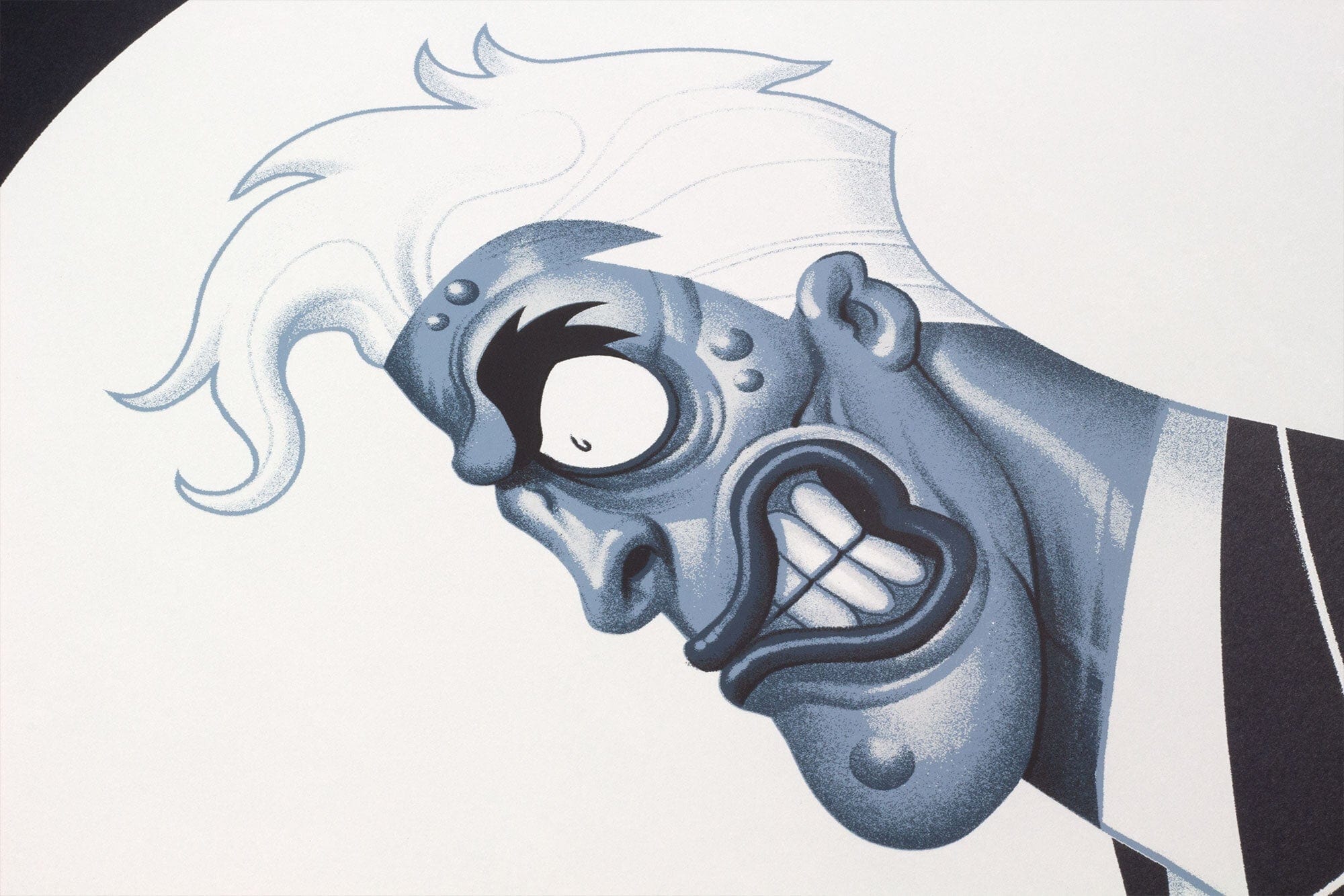 Batman: The Animated Series Two-Face Screen Printed Poster - Premium DC Comics Wall Art for Home, Office & Comic Book Fan Decor