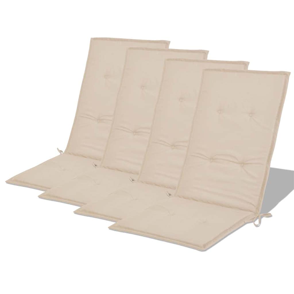 Premium 4-Piece Outdoor/Indoor Bench & Garden Chair Cushions Set - 47.2