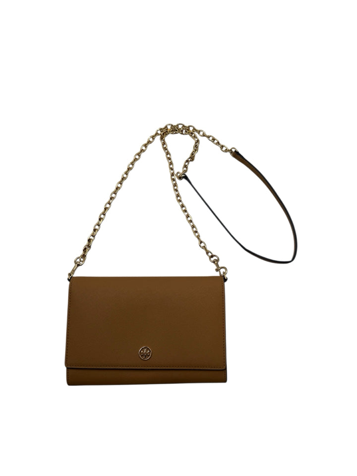 Tory Burch Saffiano Leather Wallet on Chain Crossbody Bag - Stylish & Compact for Everyday Use, Travel, and Parties