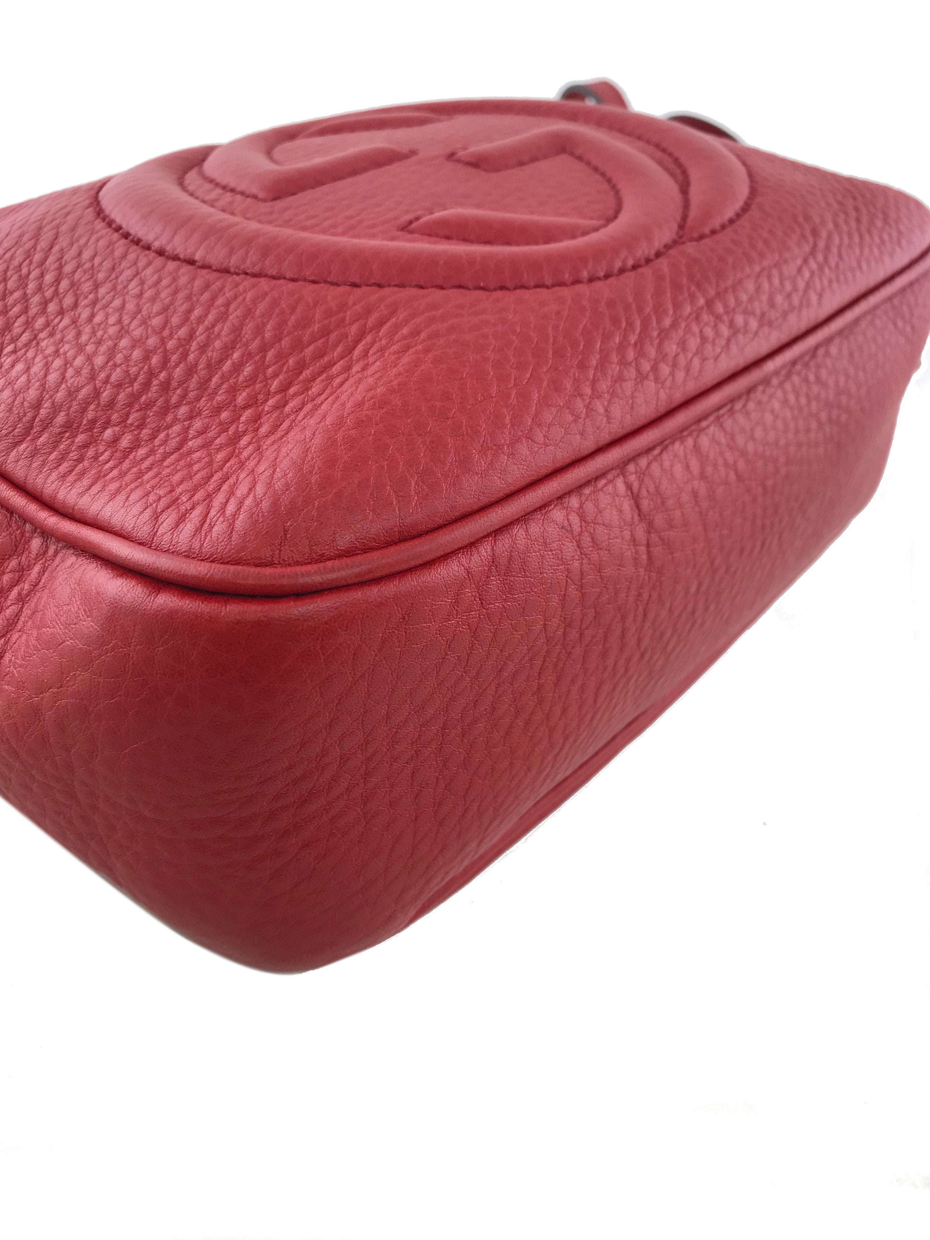 Authentic Gucci Soho Disco Leather Crossbody Bag for Women - Luxury Designer Handbag Perfect for Work, Travel & Night Out