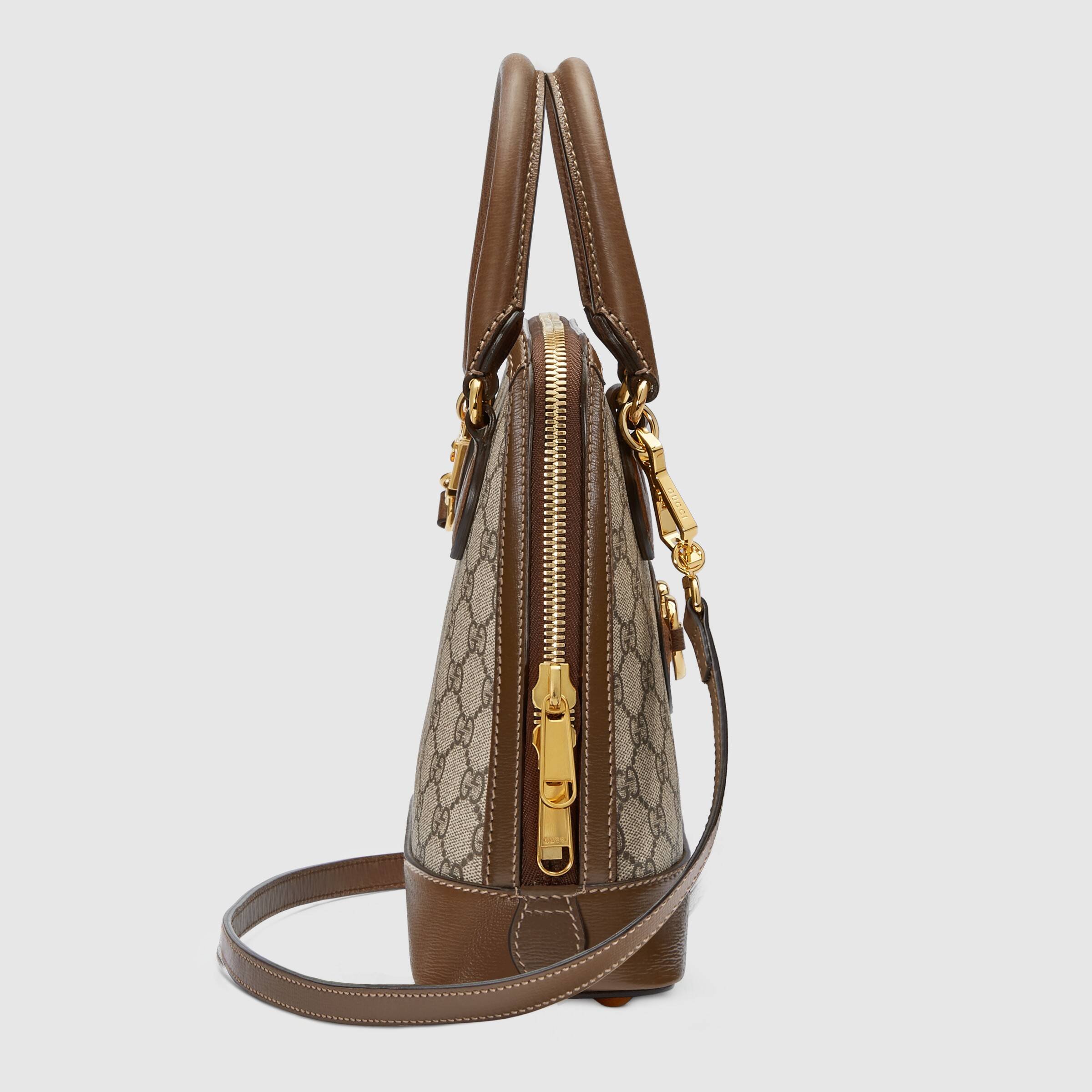Gucci 1955 Horsebit Small Top Handle Bag GG Supreme - Luxury Designer Crossbody Purse for Women | Perfect for Work, Date Night & Special Occasions