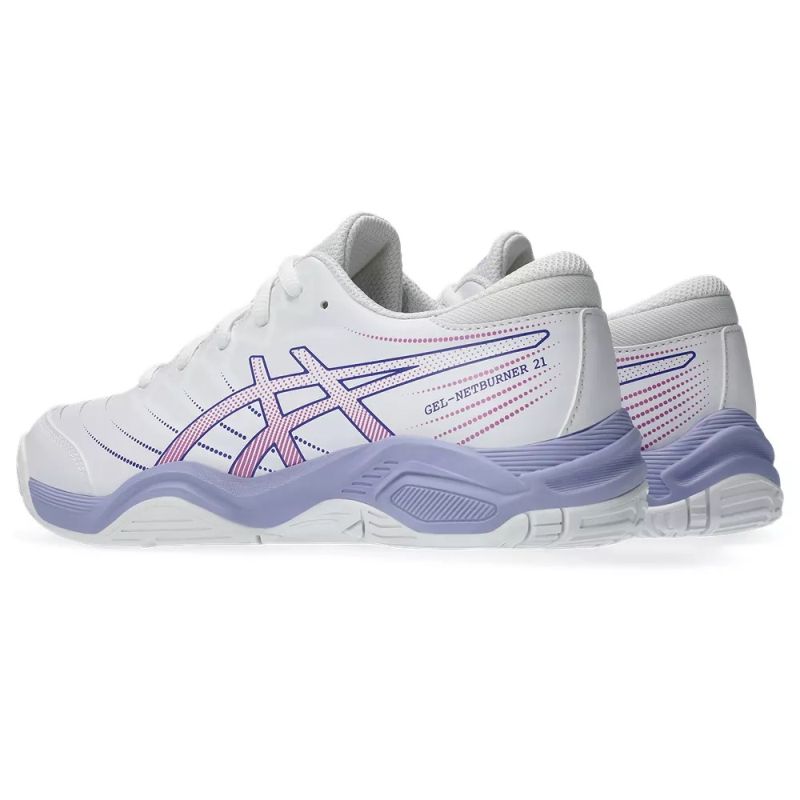 ASICS GEL Netburner 21 GS Kids Netball Shoes - Lightweight & Supportive for Junior Players - Perfect for Indoor Court Sports & Training