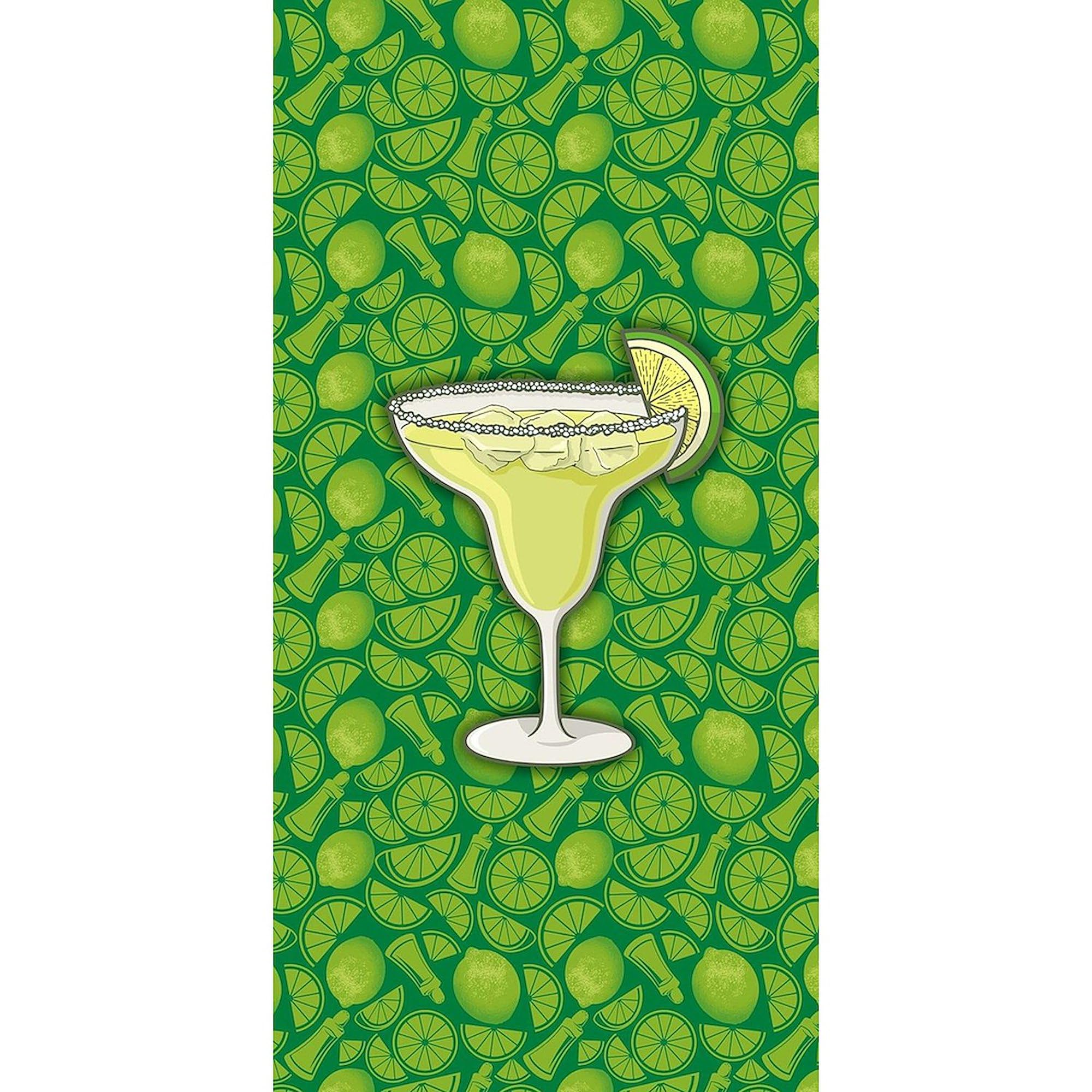 Margarita Cocktail Large Beach Towel - Soft, Absorbent & Unique Design for Pool, Beach & Summer Vacations | CafePress