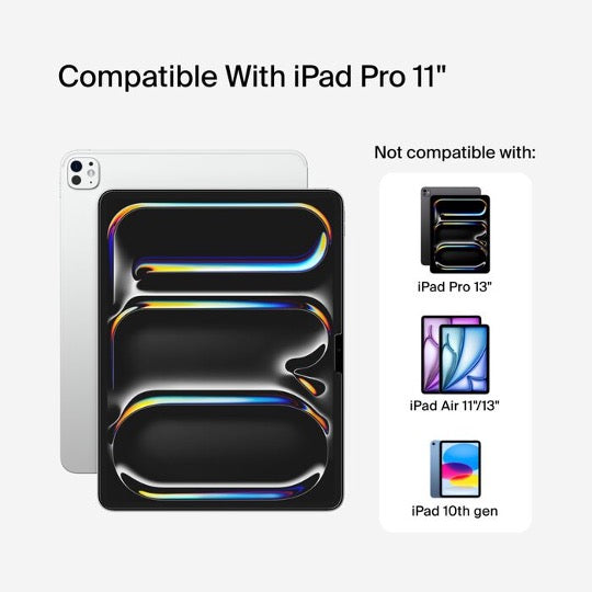 Belkin Tempered Glass Screen Protector for iPad Pro 11 M4 - Anti-Scratch, Anti-Fingerprint, HD Clarity - Perfect for Work, Study & Entertainment