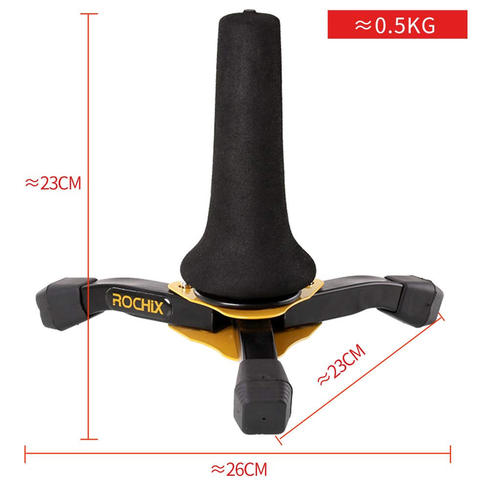 Foldable Portable Soprano Saxophone Stand - Lightweight Tripod Holder for Easy Storage & Travel | Perfect for Musicians, Bands & Music Classrooms