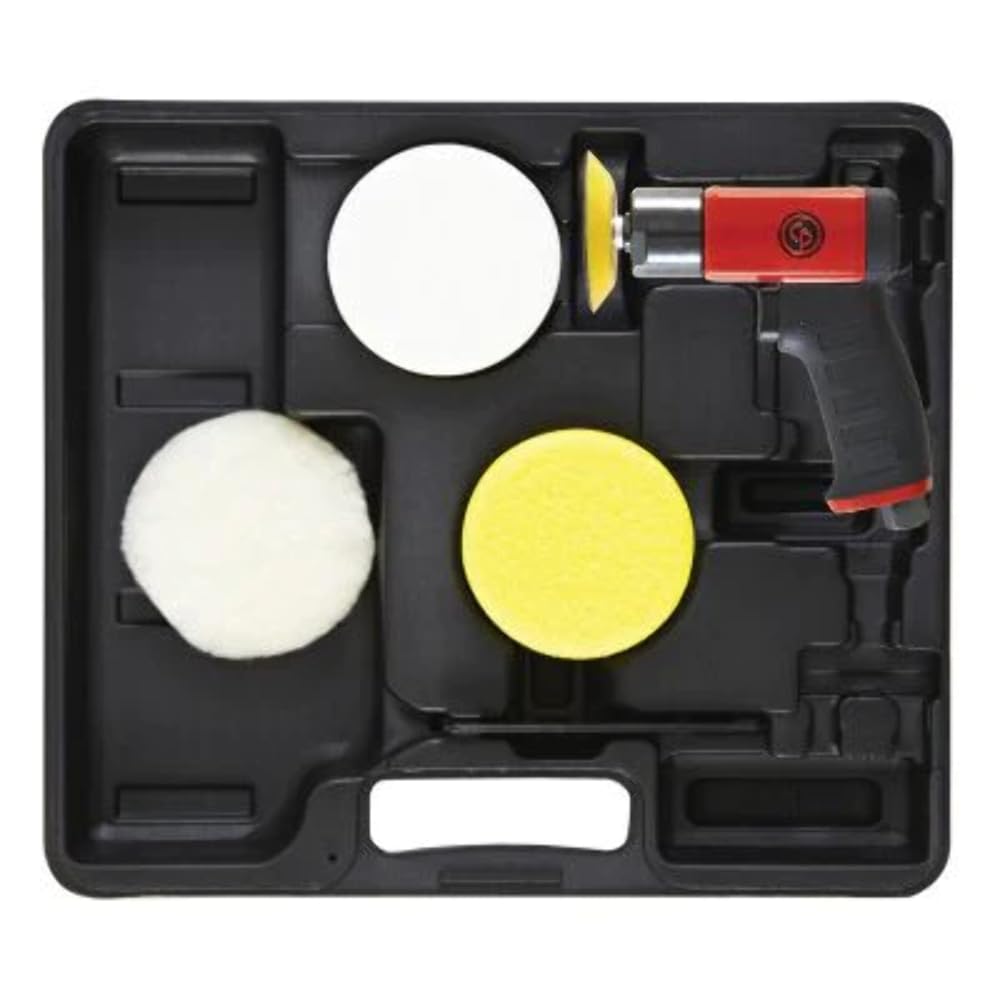 Random Orbital Air Sander 0.2HP - 2 & 3 Inch Dual Size for Woodworking, Auto Body Sanding & Surface Prep | Professional Power Tool for DIY Projects & Home Renovation