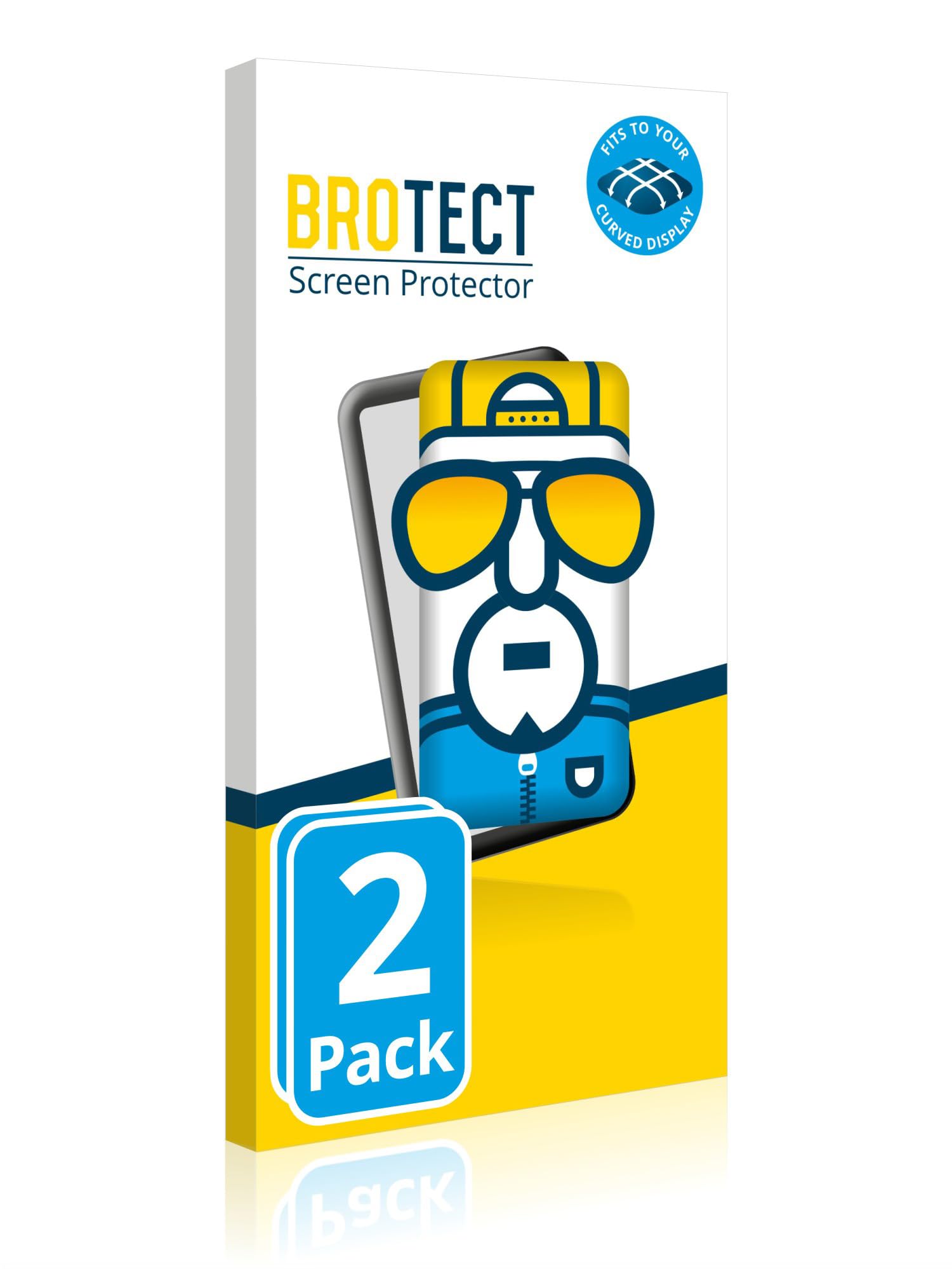 Brotect Full 3D Curved Screen Protector for Nintendo Pokéwalker (2 Pack) - Full Coverage, Anti-Scratch Film - Perfect for Gaming and Outdoor Adventures