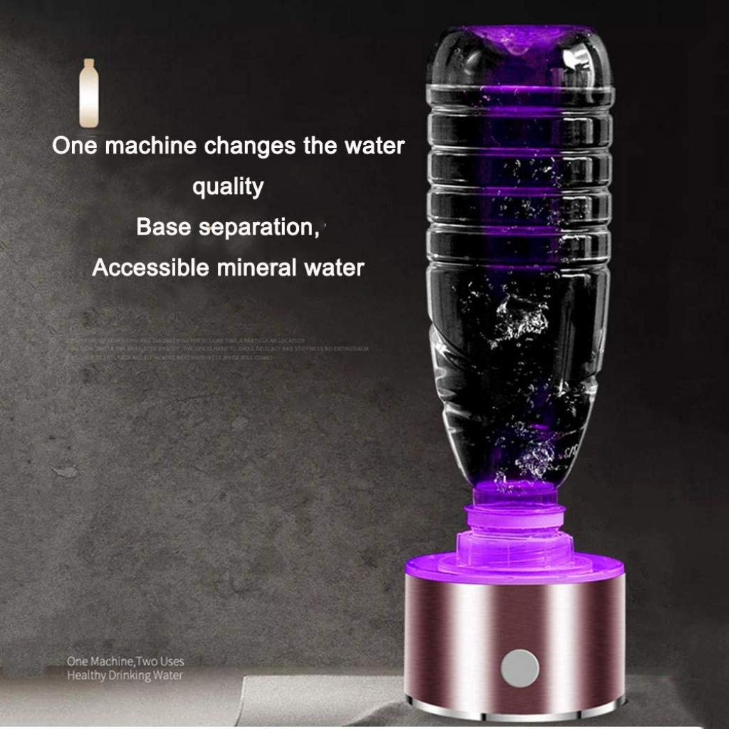 Hydrogen-Rich Water Bottle with SPE & PEM Technology - USB Rechargeable Alkaline Water Cup for Health & Hydration - Perfect for Gym, Travel & Daily Wellness