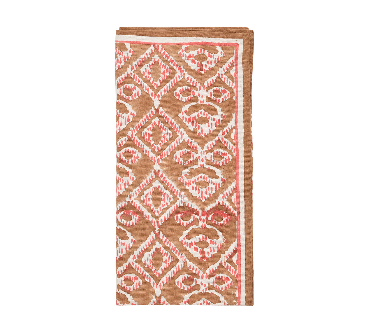 Eco-Friendly Brown & Orange Alfresco Napkins for Outdoor Dining, Picnics, and Parties - Premium Disposable Paper Napkins