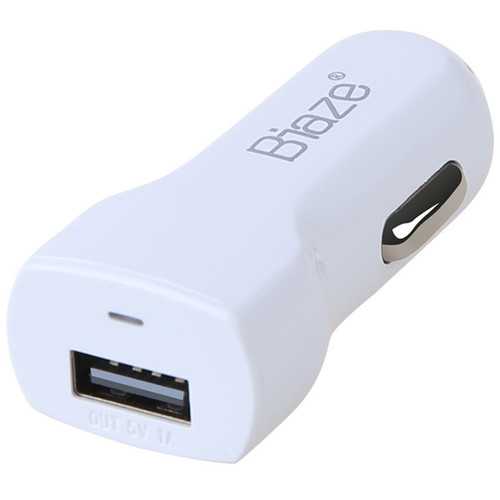 BIAZE MC2 5V 1A USB Car Charger Adapter - Fast Charging for iPhone, Samsung, iPad & Android Devices - Perfect for Road Trips & Daily Commutes