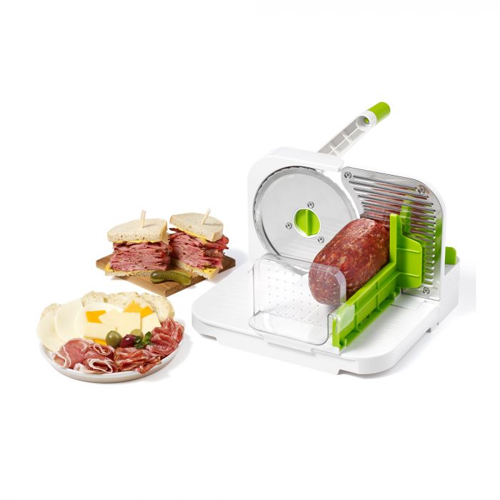STARFRIT 92968 Deli Slicer - Professional Food Slicer for Meats, Cheeses & Vegetables - Perfect for Home Kitchens, Delis & Restaurants