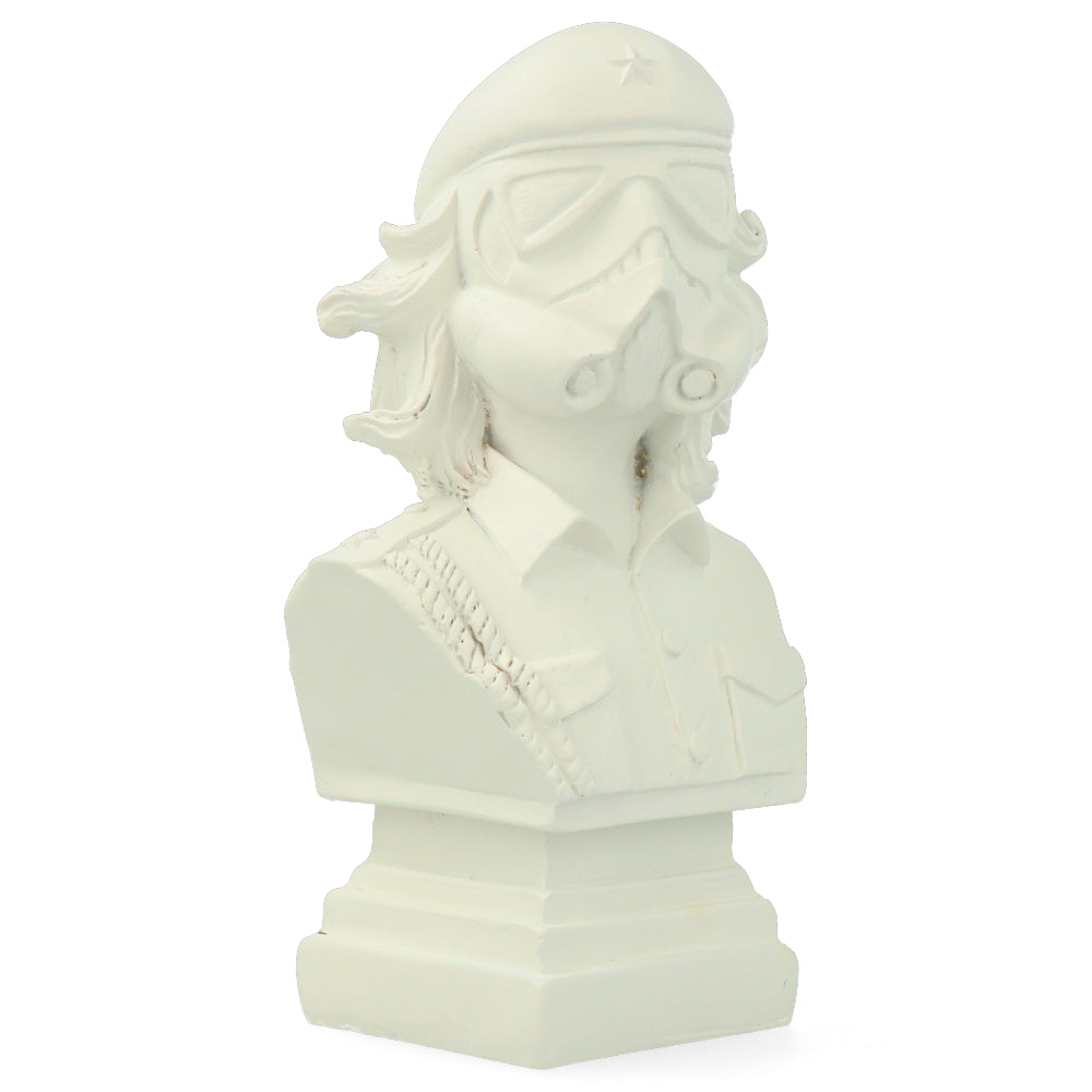 Star Wars Chewbacca Trooper White Bust - Collectible Figurine for Fans and Decor | Perfect for Home Display, Office Decor, and Star Wars Themed Parties