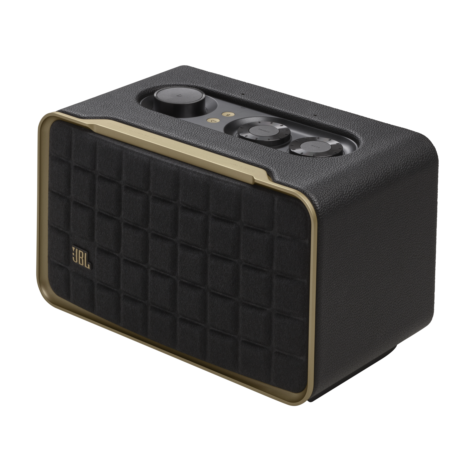 JBL Authentics 200 Retro Bluetooth & Wi-Fi Speaker - Wireless Home Audio System for Indoor/Outdoor Music Listening, Parties & Home Decor