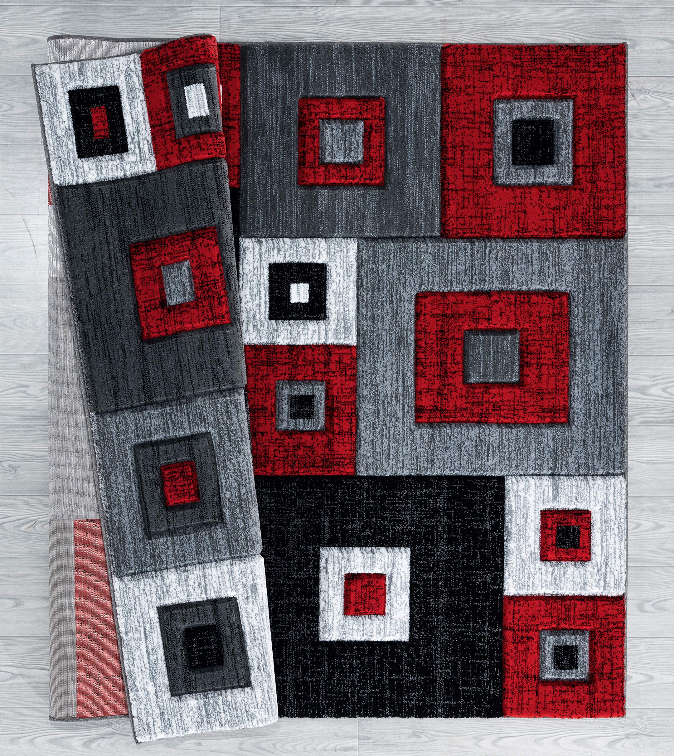 United Weavers of America Bristol Cicero Red Round Area Rug 7'10