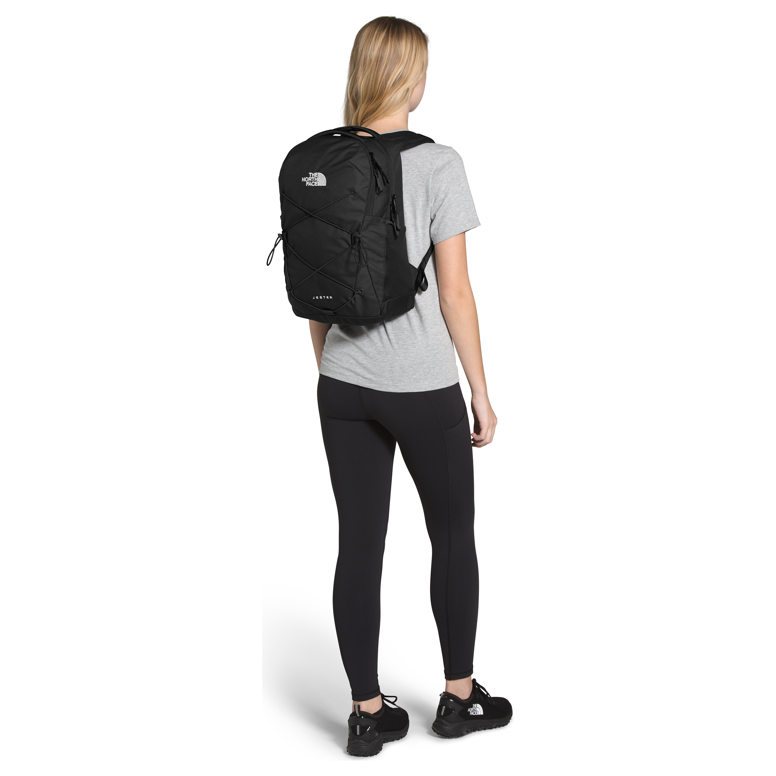 The North Face Women's Jester Backpack - Lightweight Durable Daypack for Hiking, Travel & School | Black Water-Resistant Backpack with Laptop Sleeve