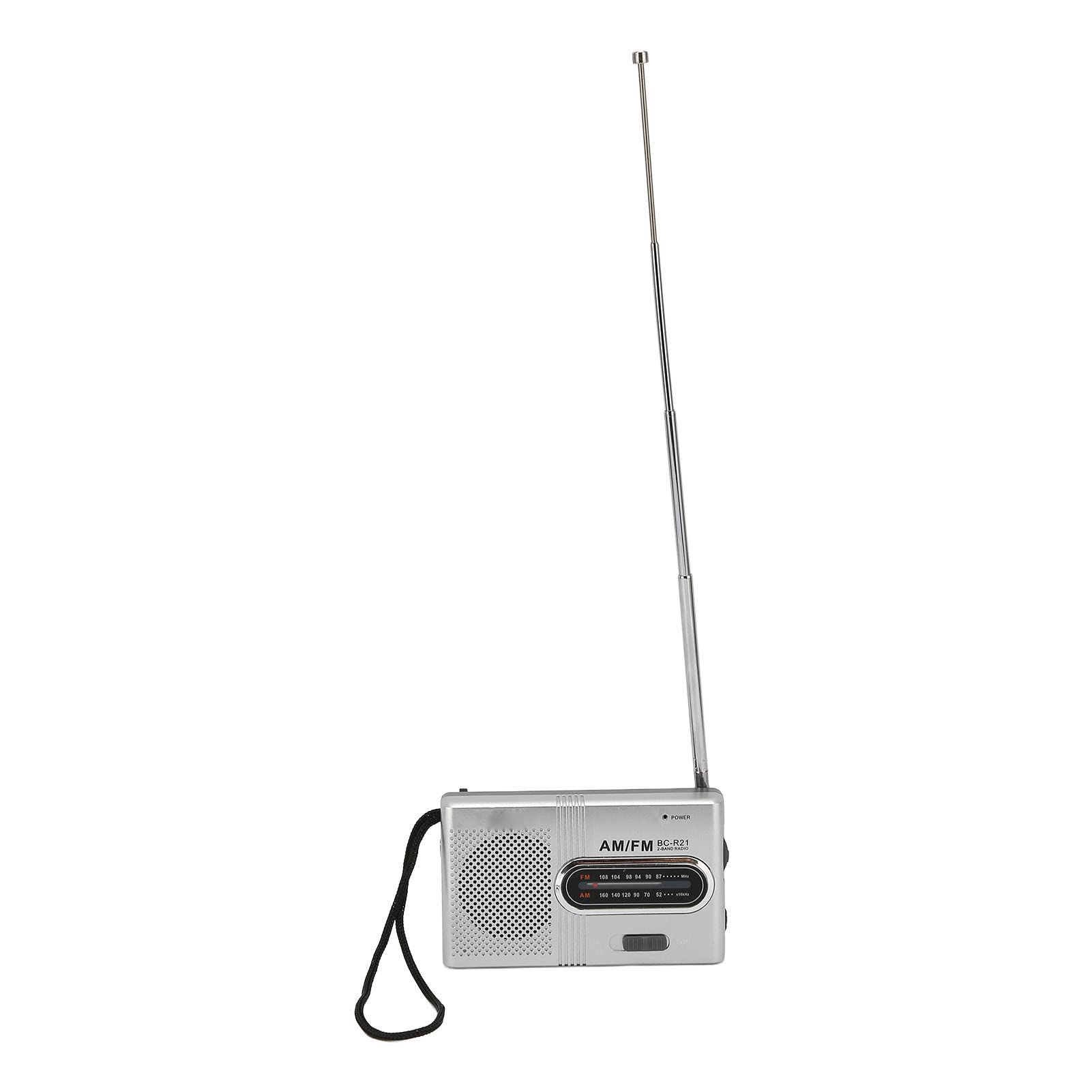Portable AM FM Radio with Long Range Reception, Built-in Speaker & Headphone Jack - Best for Outdoor, Emergency, Camping, Travel and Home Use