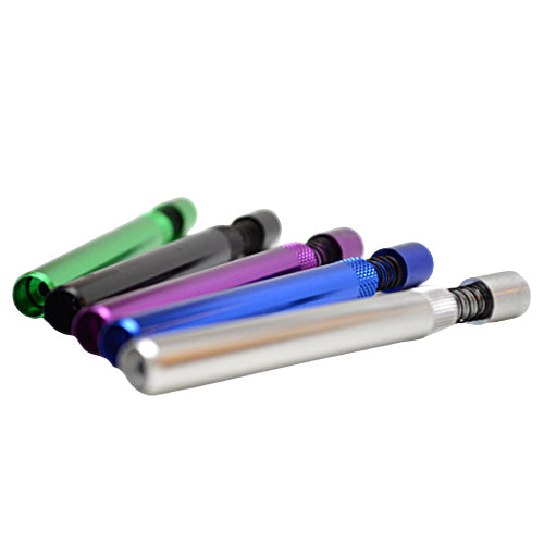 Easy Clear One Hitters - Premium Glass Smoking Pipes for Discreet & Portable Use - Perfect for Travel, Hiking, and On-the-Go Sessions