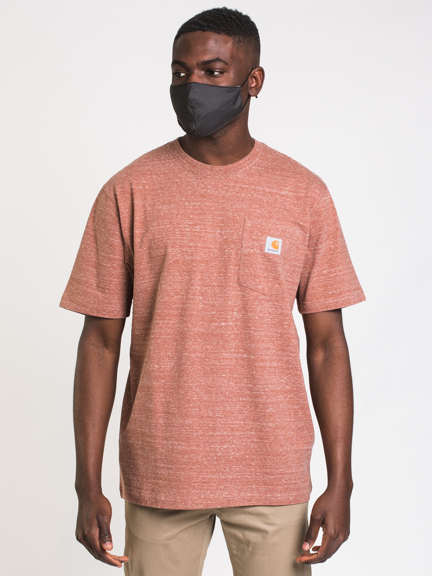 Carhartt Men's Workwear Pocket T-Shirt - Durable Cotton Short Sleeve Tee for Construction, Farming & Outdoor Work - On Sale Clearance